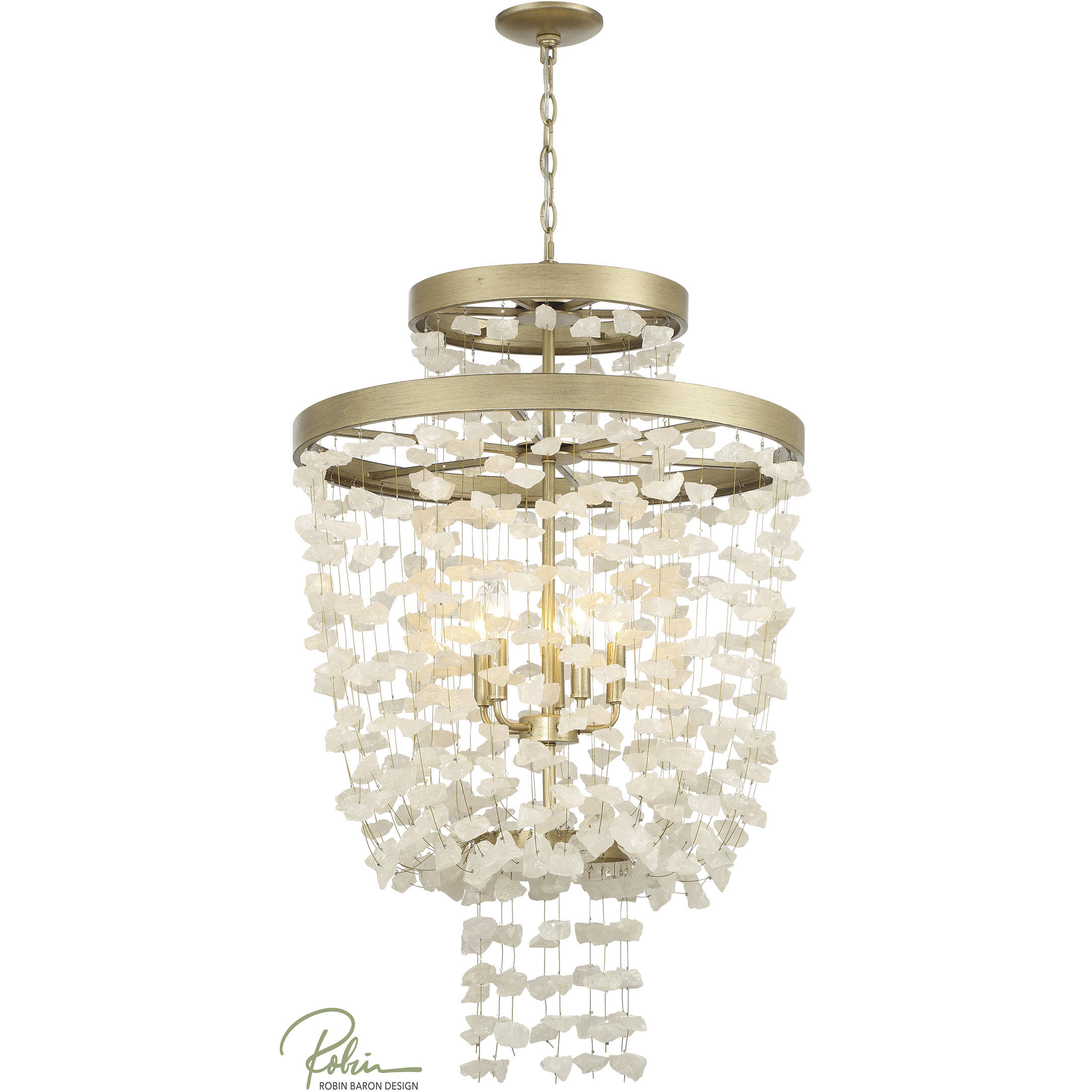 Stonybrook 5 Light 24 inch Havana Gold Pendant Ceiling Light